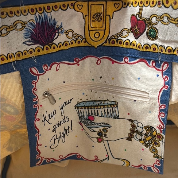 Brighton Glittering LOVE tote NWT - Picture 5 of 11